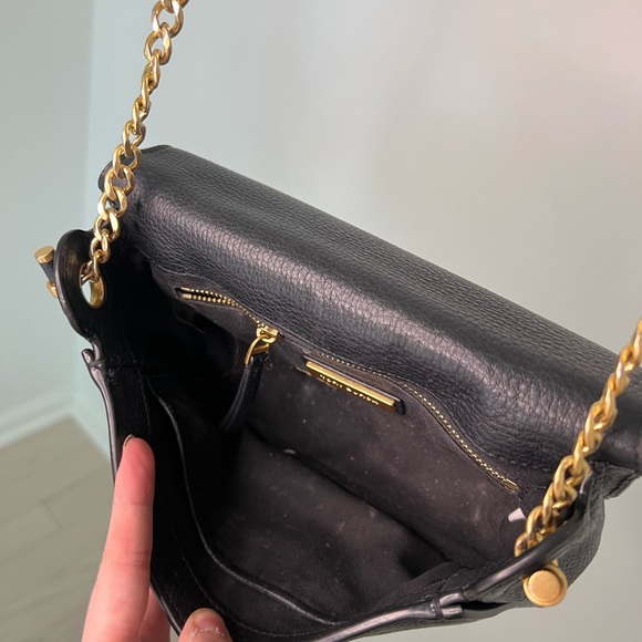 Tory Burch Chelsea Crossbody Black Leather - Picture 10 of 12